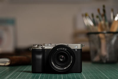 Image of Alpha 7C in creative environment